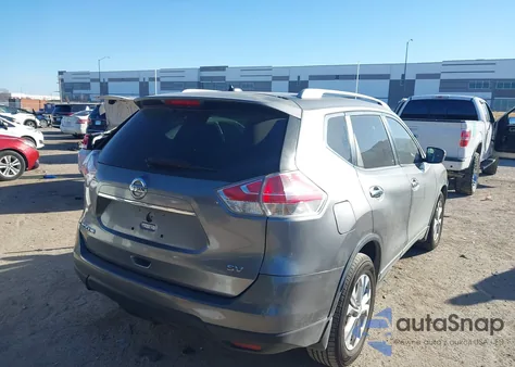 2015 Nissan Rogue Sv из США, поврежденный, VIN KNMAT2MT3FP559957